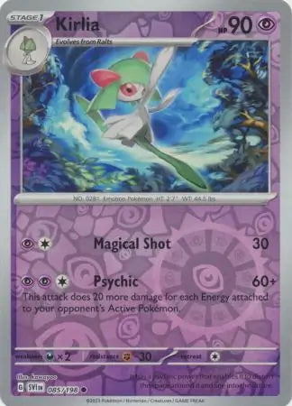 Scarlet & Violet Kirlia #85/198 reverse holo